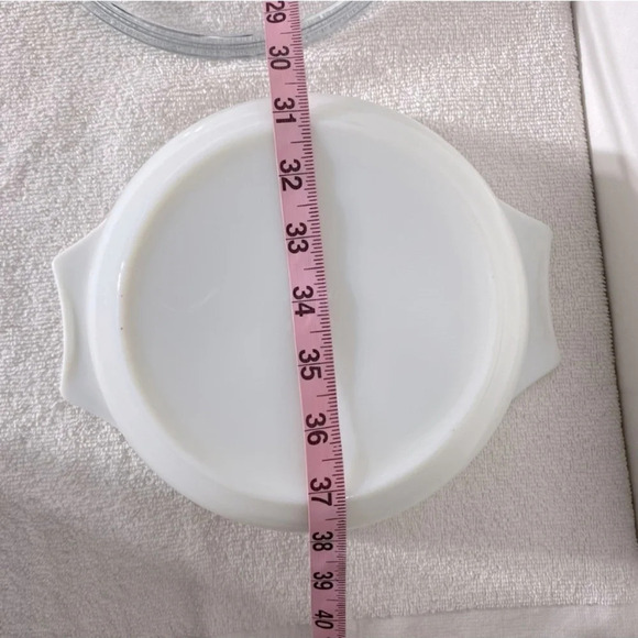 Vintage England Pyrex Blue Iris Casserole Dishes X2 W  One Lid - Picture 15 of 16